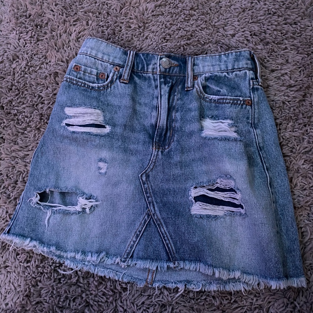 Aeropostale jean skirt 00.